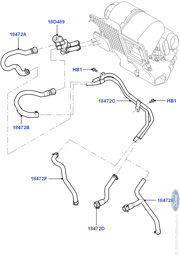 Форд транзит система отопления схема