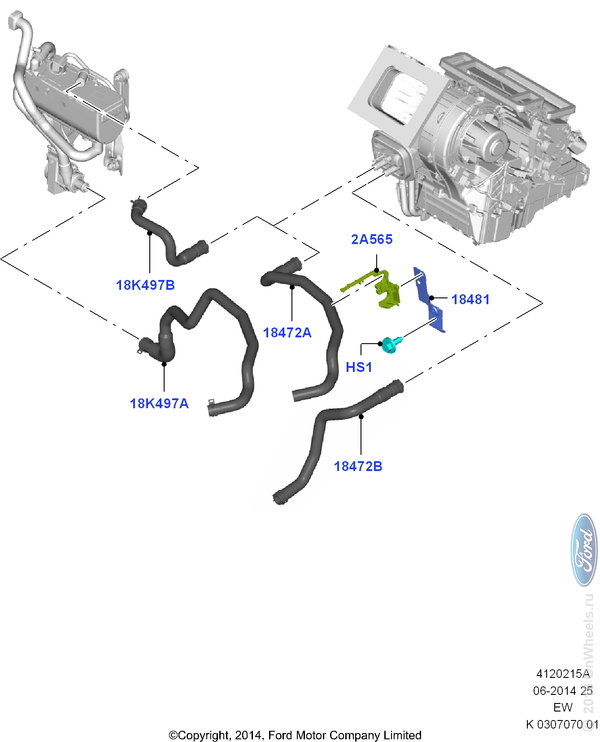 Форд транзит система отопления схема