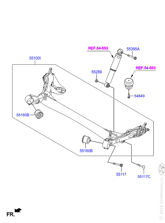 Задняя подвеска хендай акцент тагаз схема с названиями фото с описанием