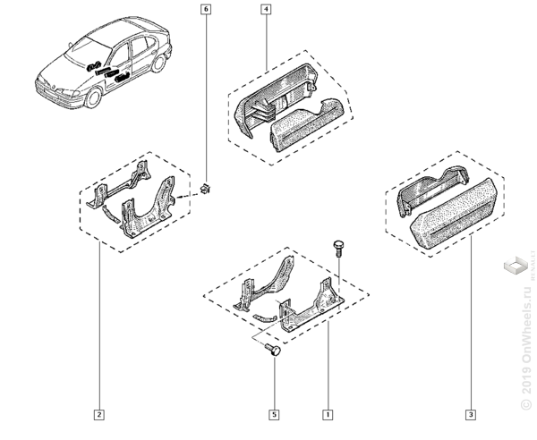 Схема подвеска рено меган 2 схема и названия